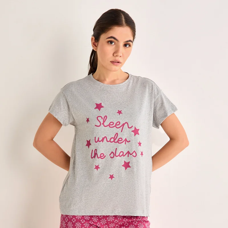 Splash FAV Printed Pyjama Set