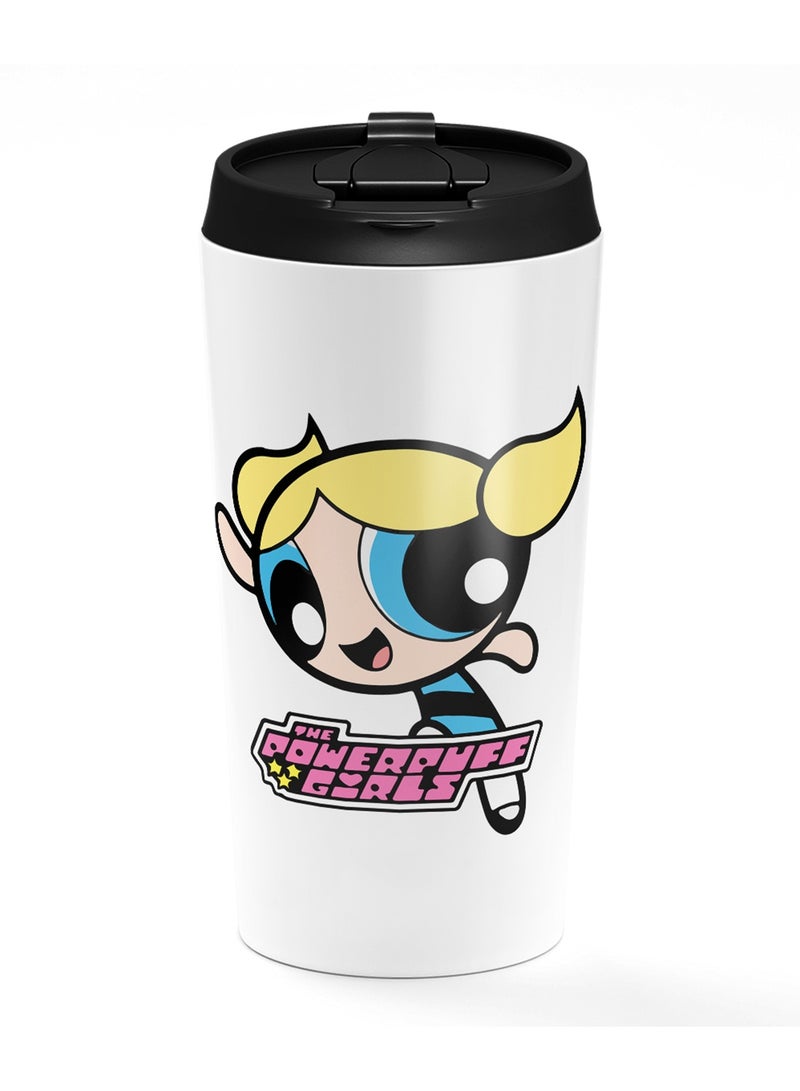LIT Power Puff Girls Stainless Steel Travel Tumbler With Acrylic Lid - Image 1