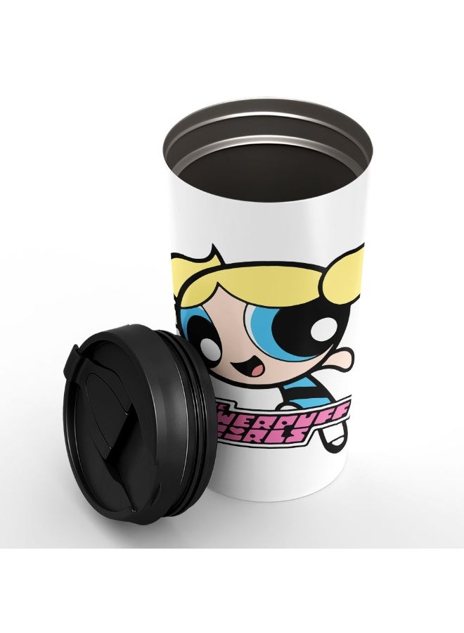 LIT Power Puff Girls Stainless Steel Travel Tumbler With Acrylic Lid - Image 2