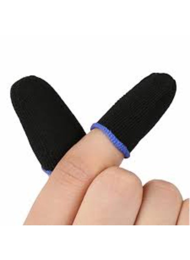 Three pairs - PUBG Mobile anti-sweat finger sleeves - PUBG gaming finger sleeves - Non-slip gloves for PUBG and shooting games - Multiple colors - Image 2