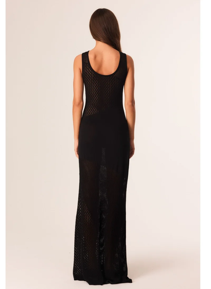 Sndys  Marley Sheer Knit Maxi Dress for Women | Best Price UAE