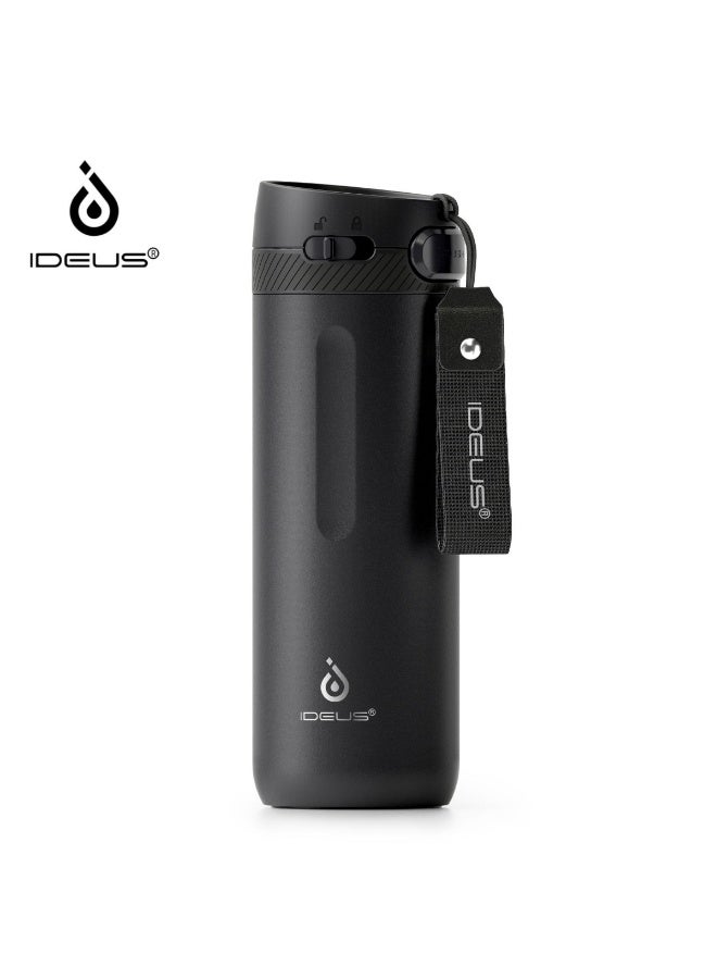 IDEUS 304 Stainless Steel Insulated Bottle with Handle, 700ml Portable Outdoor Travel Sports Water Bottle - Image 1
