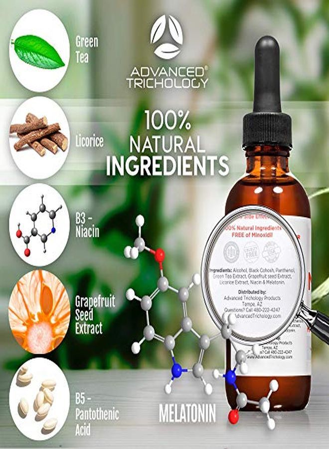 Advanced Trichology Serum - Dermatologist Tested, Approved* By American Hair Loss Association | Scalp Dht Blocker For Thinning Hair Men And Women, Backed By 20 Years Of Hair Regrowth Clinic Experience  - Image 3