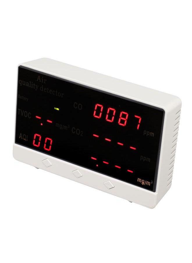 Thoraya 5V Air Quality Detector Full Color Large Screen Indoor Pollution Tester for CO CO2 HCHO TVOC Gas Detector  - Image 4