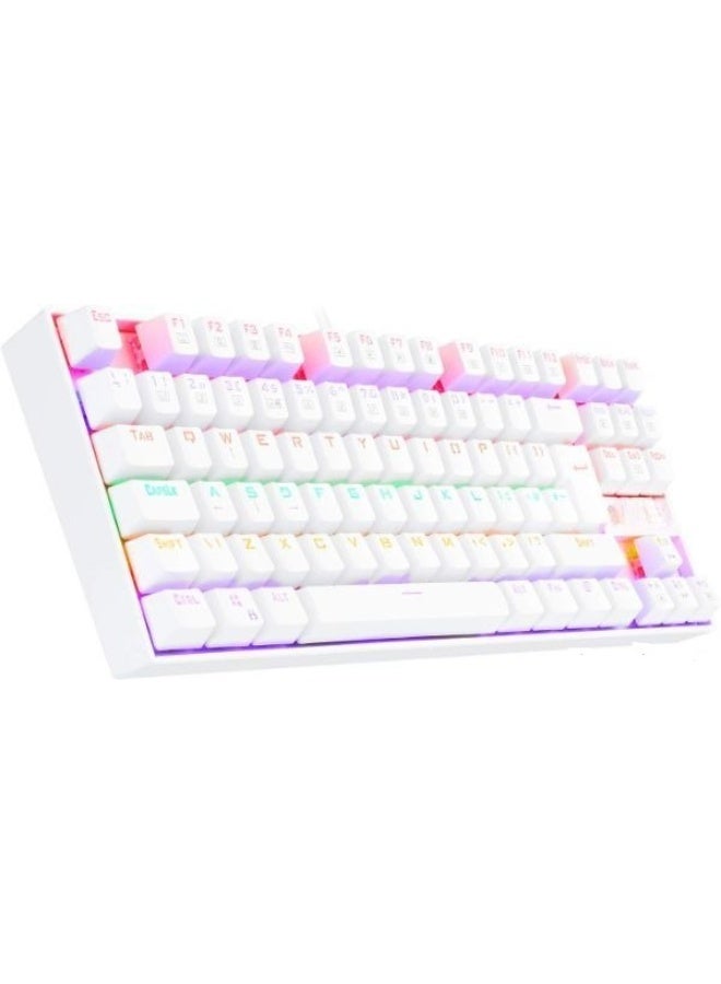 Wired Mechanical Gaming Keyboard – Compact 60% Layout – LED Backlit – USB Interface for PC - Image 1
