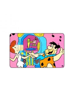 RKN PRINTED BANK CARD STICKER Animation Wilma And Fred From The Flintstones By Cartoon Network  - Image 2