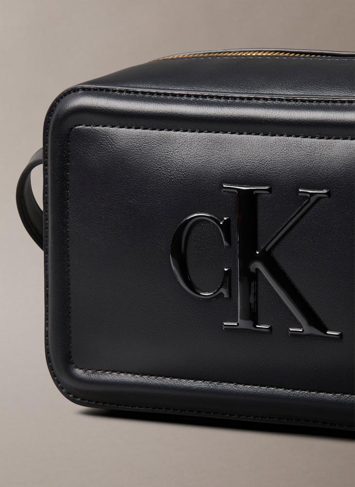 CALVIN KLEIN Embossed Monogram Camera Bag - Image 4