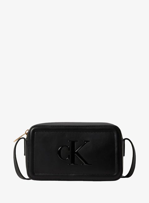Embossed Monogram Camera Bag
