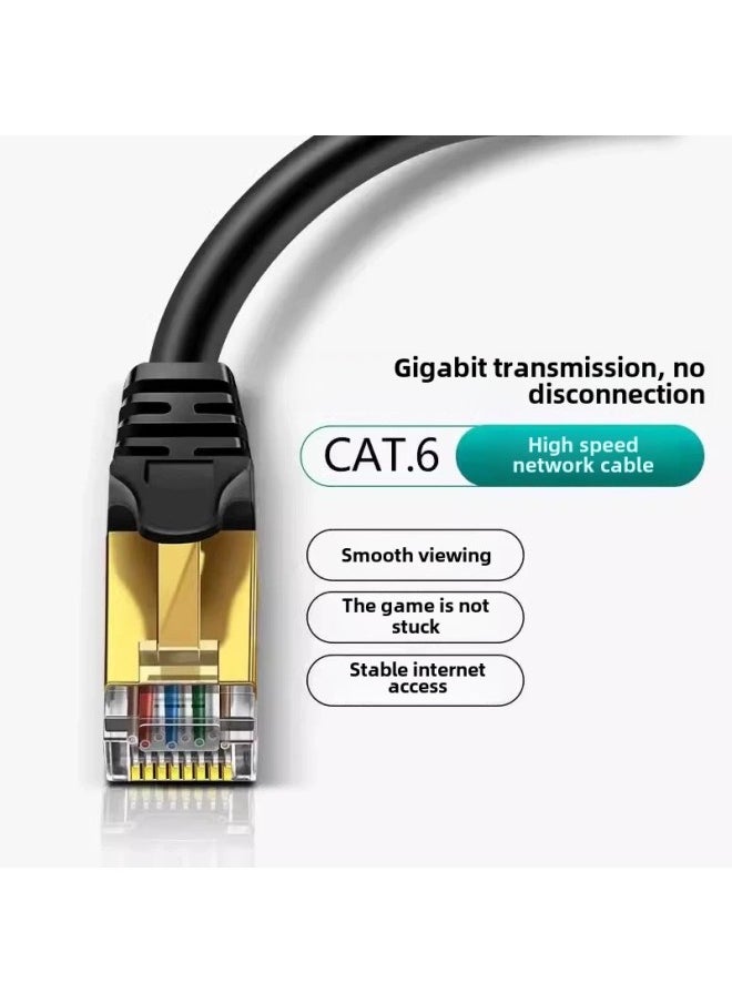 Generic Direct Supply Network Cable Super Six Cat6 E Gigabit Finished Network Jumper High-speed Connection Line Network Cable RJ45-Color:Category Six White-Line Length:3m  - Image 2