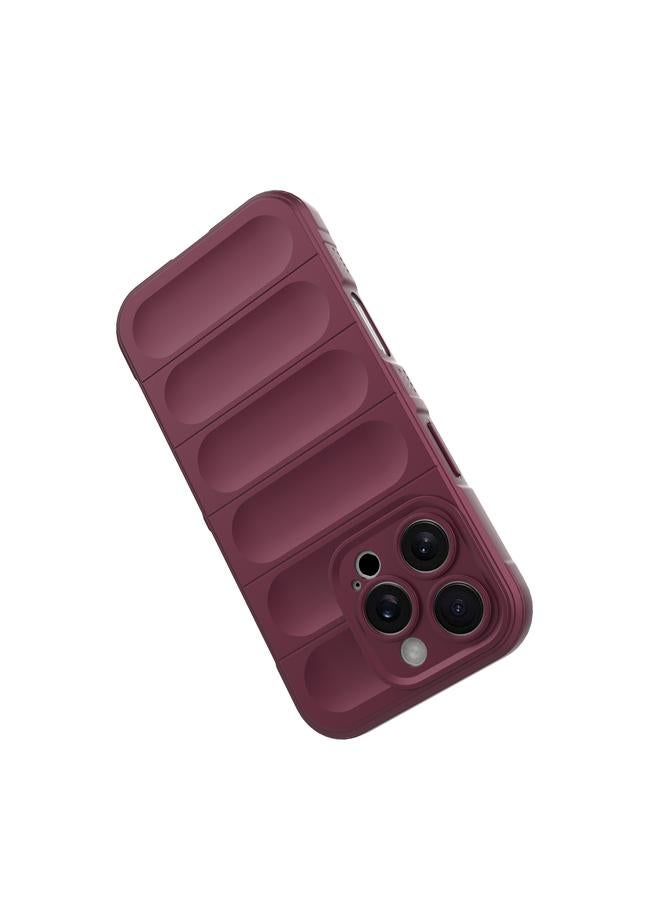 اس-توب جراب لهاتف iPhone 16 Pro مصنوع من مادة TPU السحرية + جراب من الفلانيل - Image 5