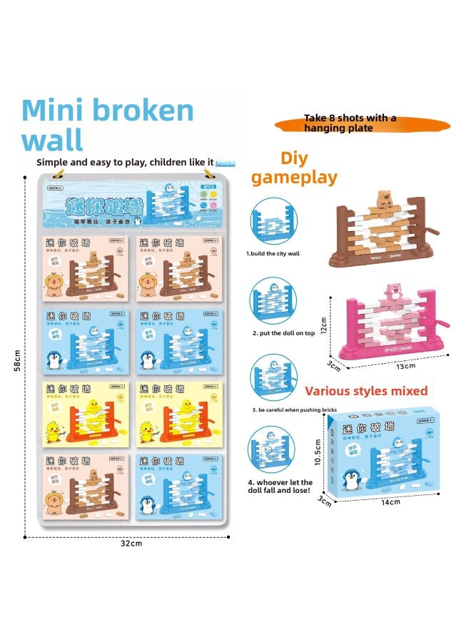 البطريق يكسر الجليد، ويكسر الجدران، ويدفع الجليد، لعبة تعليمية لتدريب التفكير للأطفال، لعبة طاولة تفاعلية ممتعة للعائلة لشخصين