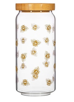 Sass & Belle Sass and Belle Vintage Bee Glass Storage Jar Large - Rustic Home Storage  - Image 1