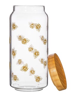 Sass & Belle Sass and Belle Vintage Bee Glass Storage Jar Large - Rustic Home Storage  - Image 2