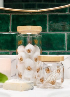 Sass & Belle Sass and Belle Vintage Bee Glass Storage Jar Large - Rustic Home Storage  - Image 3
