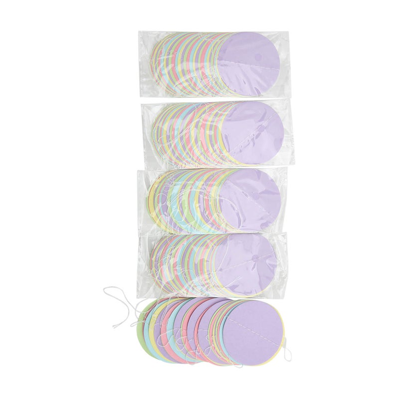 5Pcs Circle Dot Paper Garland Colorful Circle Dot Exquisite Colors Wide Application Durable Reusable Pastel Dots Garland - Image 5
