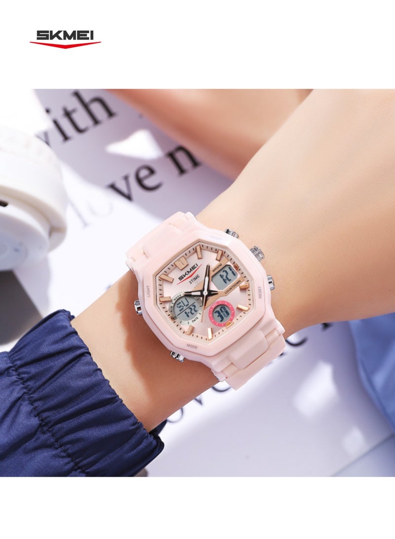 SKMEI SKMEI 2389 Watch: Triple Hands Display, Stopwatch, Countdown Timer, Alarm Clock, Week Calendar, Glow in Dark, Water Resistant - Image 3