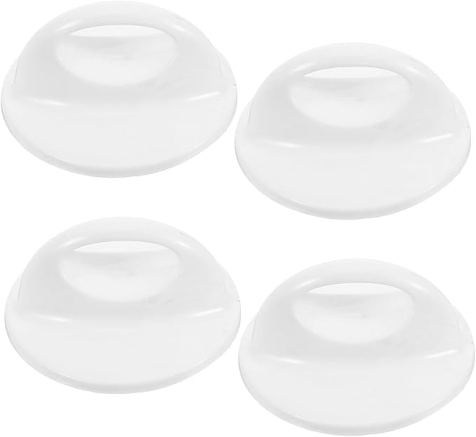 Universal Replacement Rice Cooker Lid Knobs Heat Resistant White 4pcs - Image 1