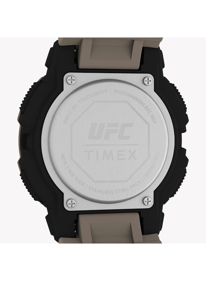 Timex Men's Resin Watch, Black/Tan | Ufc Rumble Digital - Image 5