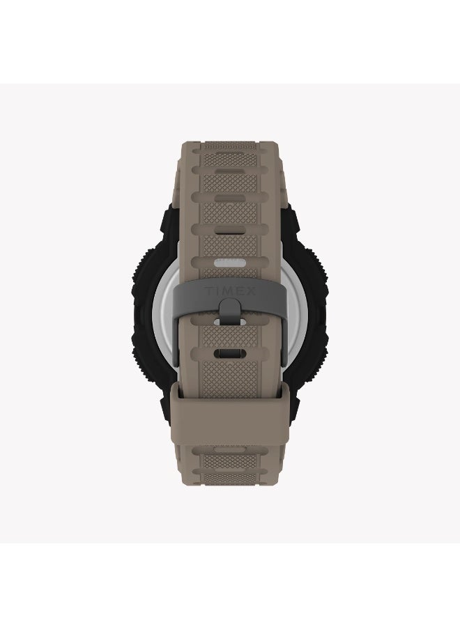 Timex Men's Resin Watch, Black/Tan | Ufc Rumble Digital - Image 4