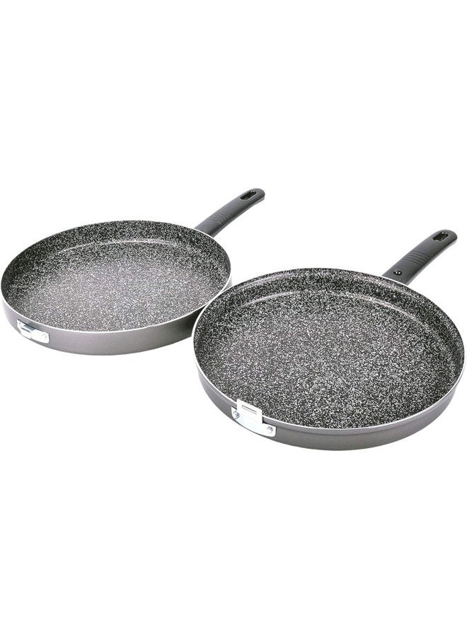 Alluflon - Italian Granite Double Omelette Pan - Image 1