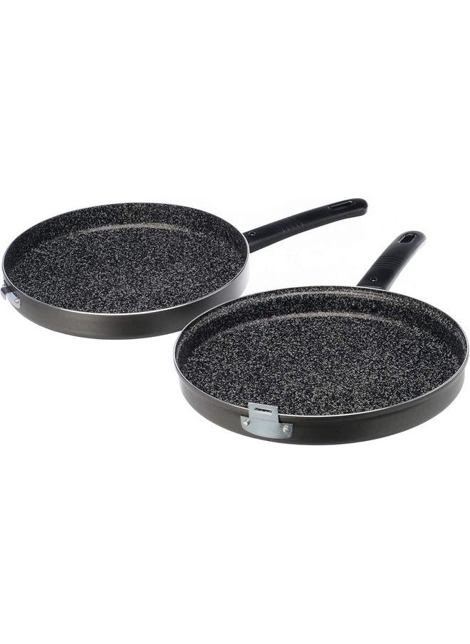 Alluflon - Italian Granite Double Omelette Pan - Image 1
