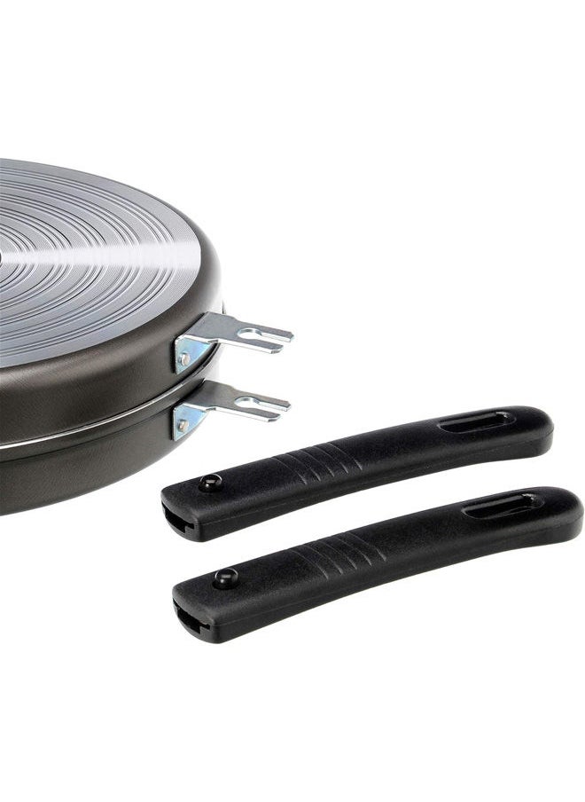 Alluflon - Italian Granite Double Omelette Pan - Image 1