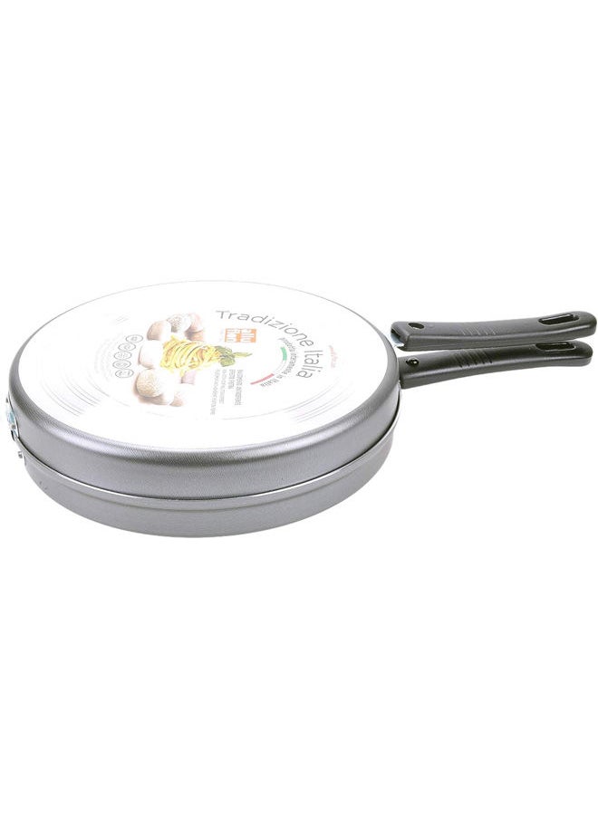 Alluflon - Italian Granite Double Omelette Pan - Image 1
