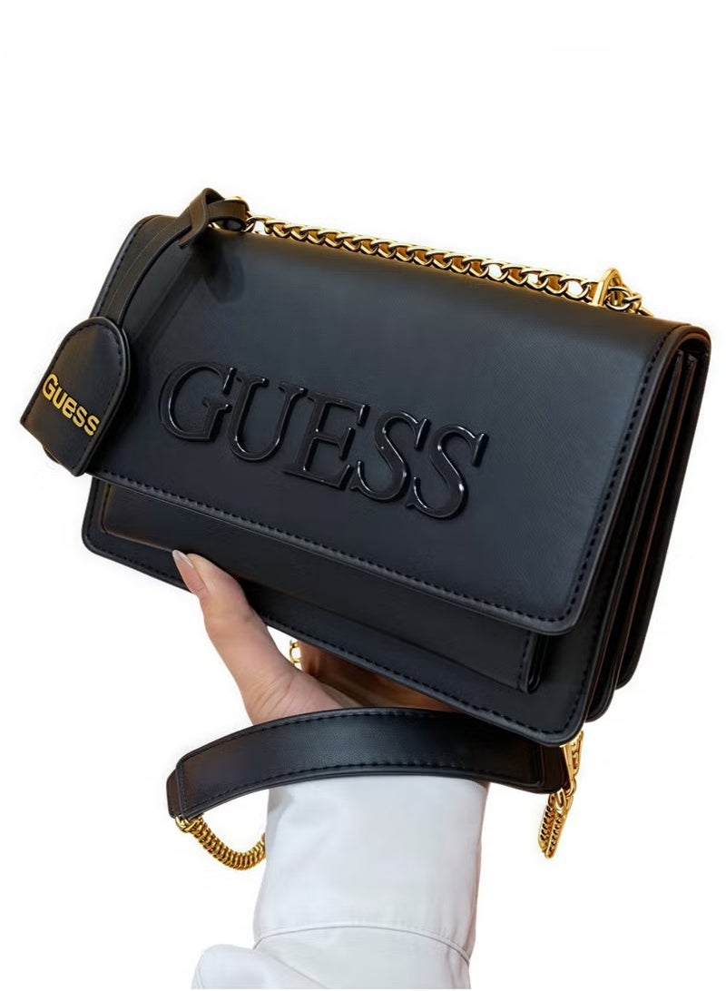 GUESS Fashionable and Simple Printed Cross-body Shoulder Bag 21.5*8*14cm  - Image 1