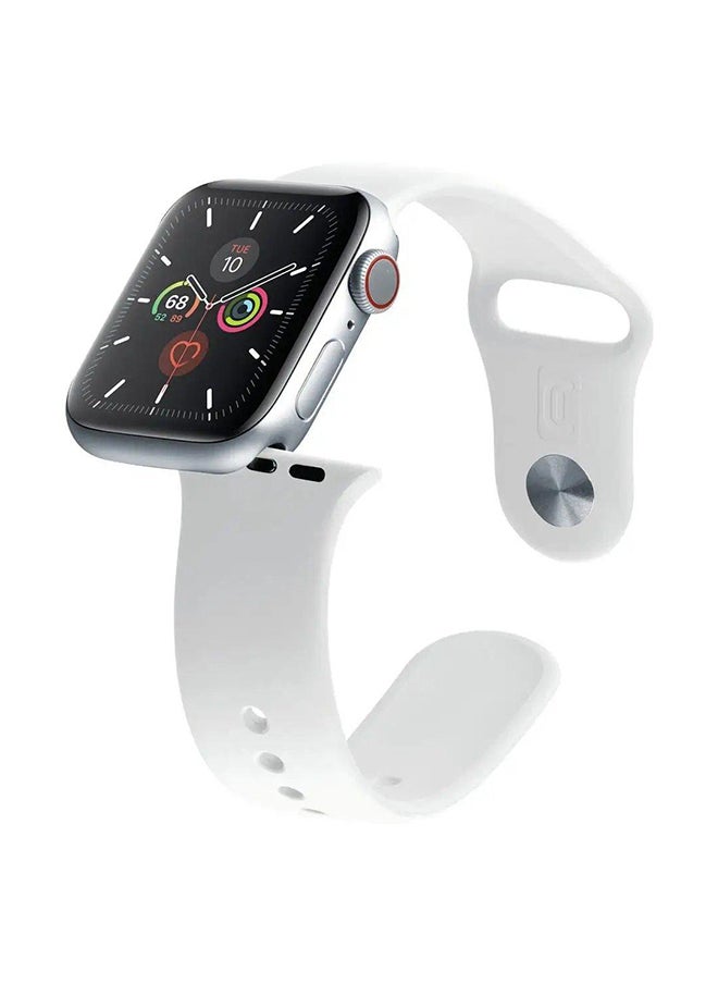 Cellularline - Apple Watch Strap for 42/44/45MM White - Image 1