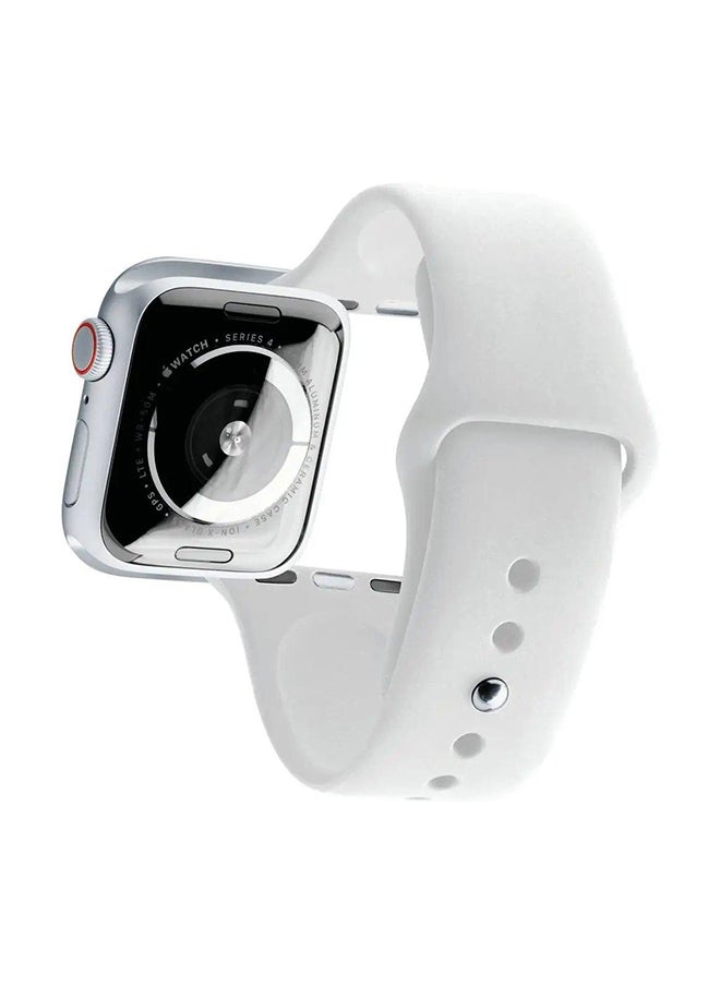 Cellularline - Apple Watch Strap for 42/44/45MM White - Image 1