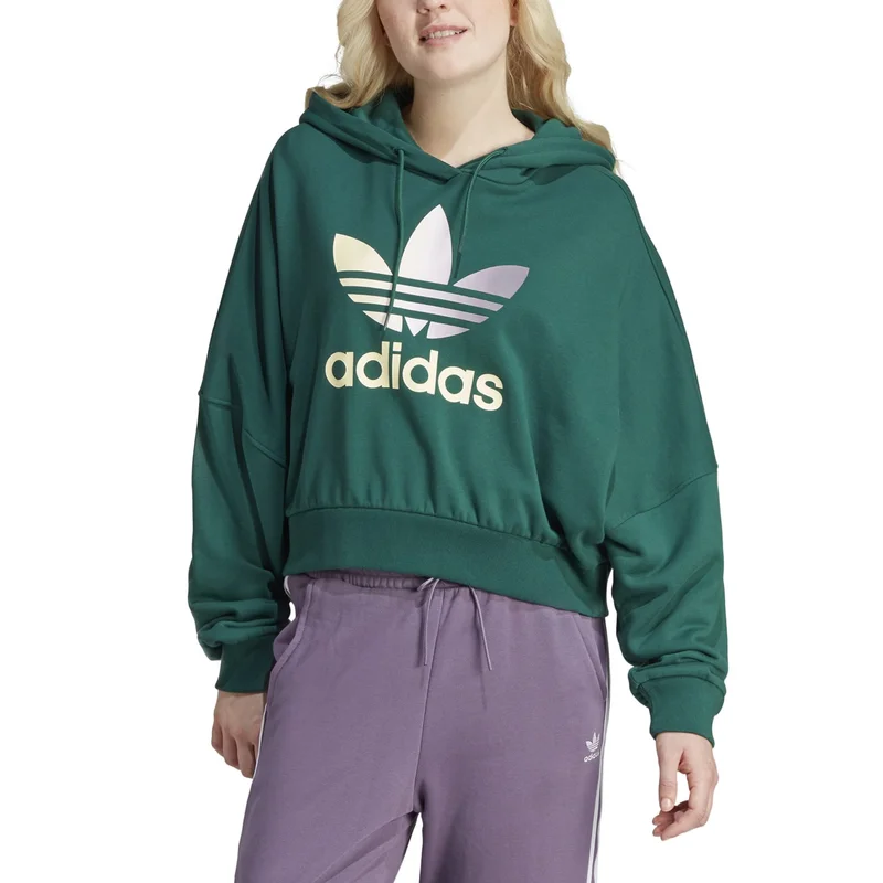 Adidas adidas GRADIENT HOODIE Green Originals Women SWEATSHIRTS