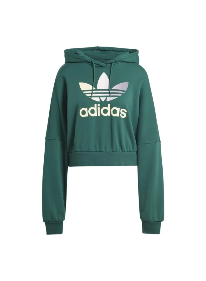 اديداس adidas GRADIENT HOODIE Green Originals Women SWEATSHIRTS