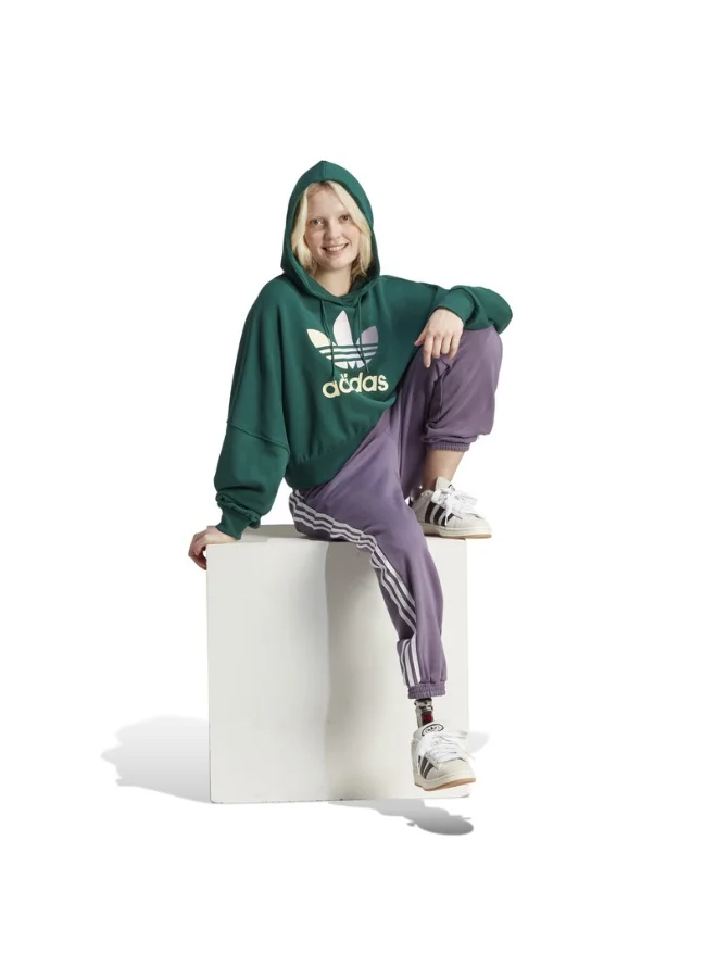 Adidas adidas GRADIENT HOODIE Green Originals Women SWEATSHIRTS