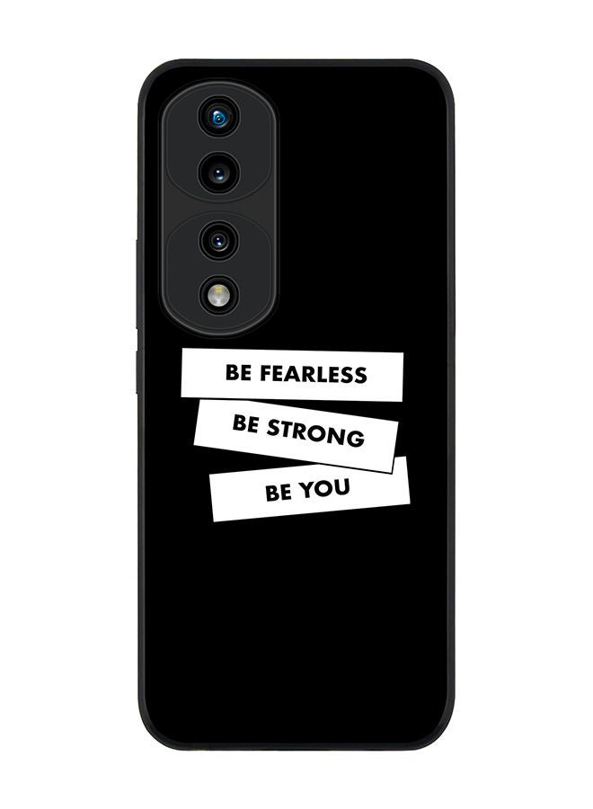 Stylizedd حافظة سوداء متينة لهاتف Honor 70 Pro، تصميم نحيف، حافظة مرنة بحواف مطاطية، مضادة للسقوط، غلاف TPU رقيق - قوي بلا خوف - Image 1