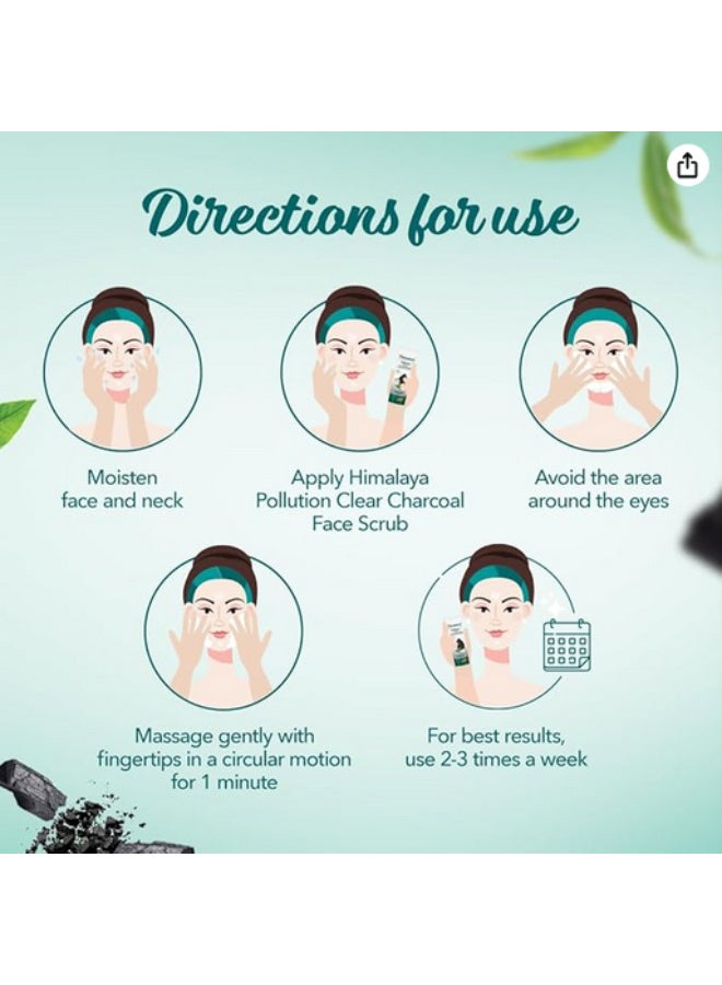 Himalaya Since 1930 Himalaya Original Pollution Detox Charcoal Face Scrub | 100g - Image 3