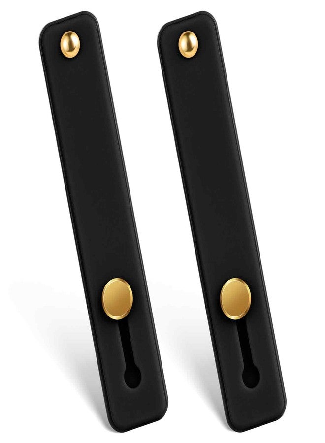 Styquenzer 2 Universal Phone Strap and Grip for Case - Portable Hand Holder - Suitable for Most Mobile Phones (Black) - Image 1