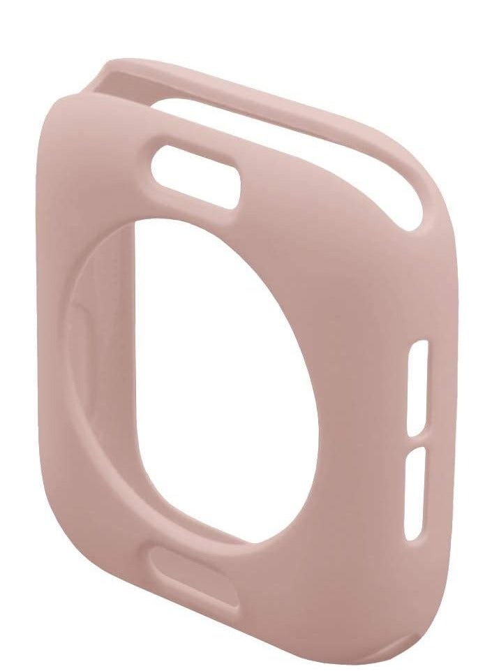 SYOSI Case for Apple Watch 2 Pack, Cover for iwatch Ultra Thin Soft TPU Shockproof Built in Bumper Protector for iWatch Case Series SE 6/ 5/ 4 Sand Pink 40mm - Image 5