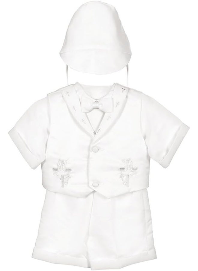 iGirlDress iGirlDress Baby Toddler Boys Christening Short Sleeve Set  - Image 1