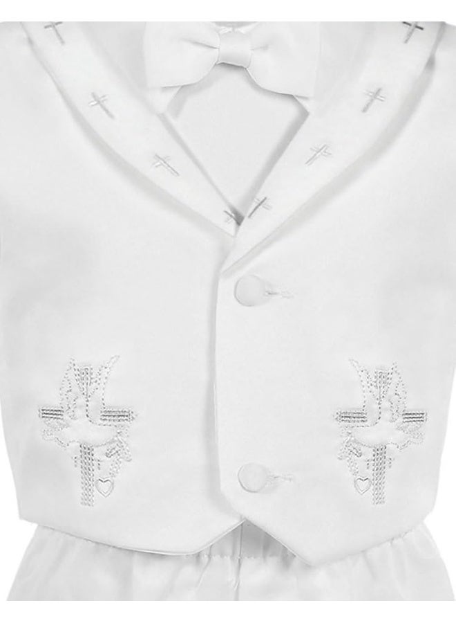 iGirlDress iGirlDress Baby Toddler Boys Christening Short Sleeve Set  - Image 2