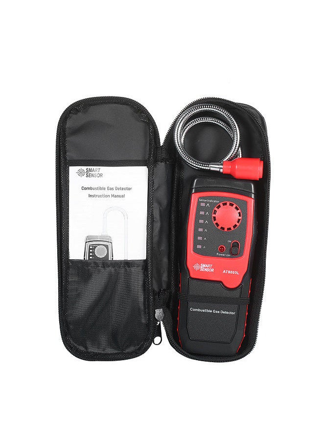 SMART SENSOR - Portable Propane Methane and Natural Gas Leak Detector Combustible Gas Tester Meter Sniffer with Sound Light Alarm Sensitive Adjustable - Image 1