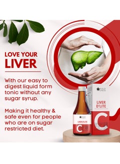 BLISS OF EARTH Natural Liver Detox Syrup Detox Supplement & Lungs Detox For Smokers Natural Sugar Free Lungs Supplement 200ml Each  - Image 3