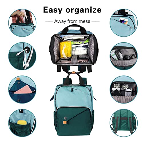 Hap Tim Travel Backpacks, Green - Image 4