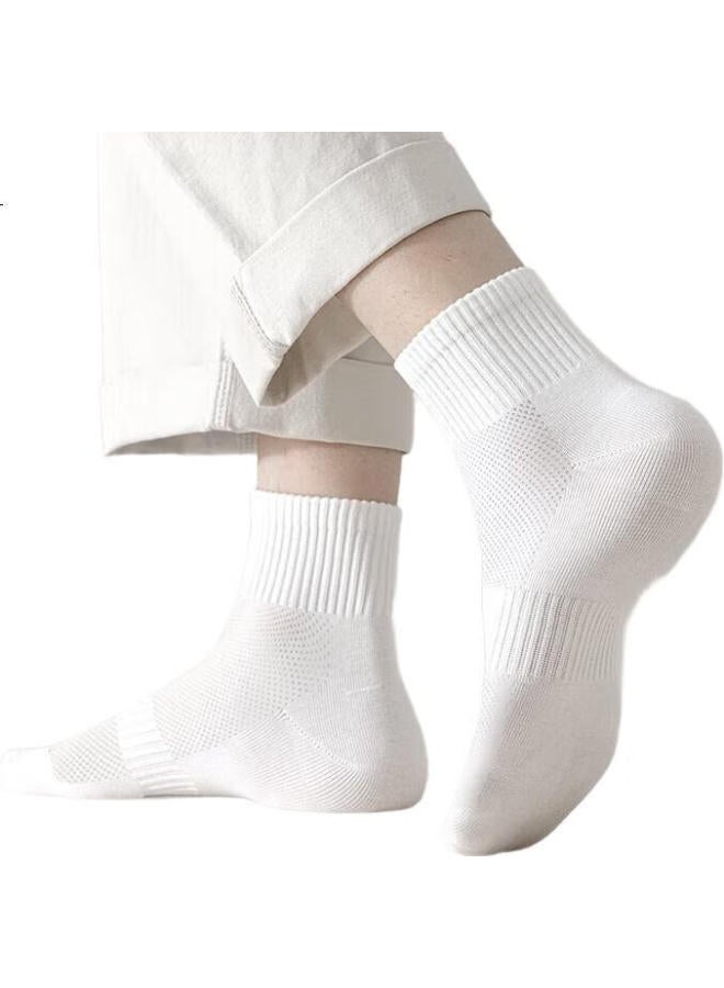 COTTON Xiaonian 24 Autumn And Winter New Men'S Short Socks【100% Pure Cotton 7A Grade Antibacterial And Odor-Resistant】Low-Cut Short Tube 6 Pairs - Image 3