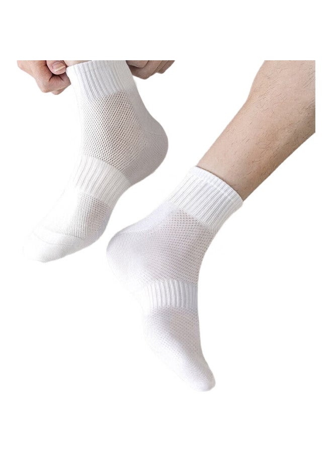COTTON Xiaonian 24 Autumn And Winter New Men'S Short Socks【100% Pure Cotton 7A Grade Antibacterial And Odor-Resistant】Low-Cut Short Tube 6 Pairs - Image 1