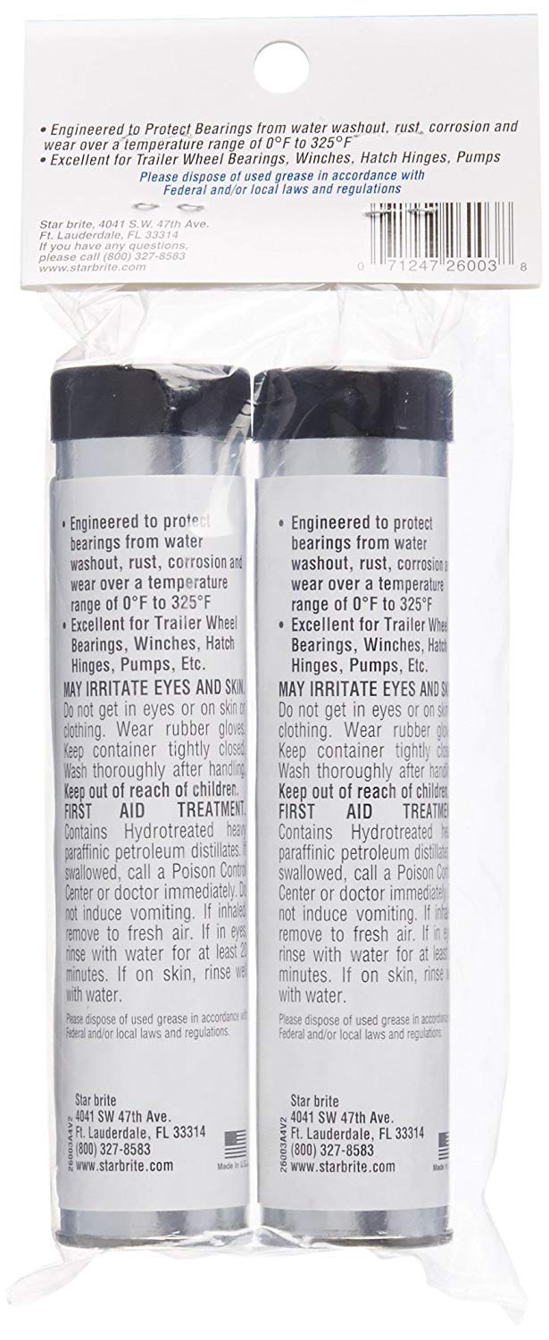 STAR BRITE Wheel Bearing Grease -3 OZ Cartridges 2 Pack (026003) - Image 4