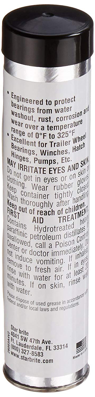 STAR BRITE Wheel Bearing Grease -3 OZ Cartridges 2 Pack (026003) - Image 5