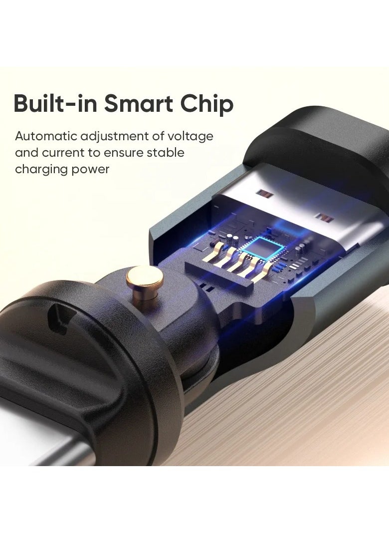 USB C adapter converter 540° Rotating Type-C Charging Adapter 360 + 180 Degree Swivel Magnetic Head, Fast Charging & Data Transfer, 240W Power, Compatible with Smartphones, Computers, Tablets, Earphones, Power Banks, Smart Watches, Car Systems, Video Game Devices, Barcode Scanners, Magnetic Type-C Cable with LED Light, Durable ABS Design, Flexible USB-C Charger for Android Devices, High-Speed USB-C Adapter, Multi-Use Type-C Charging Connector