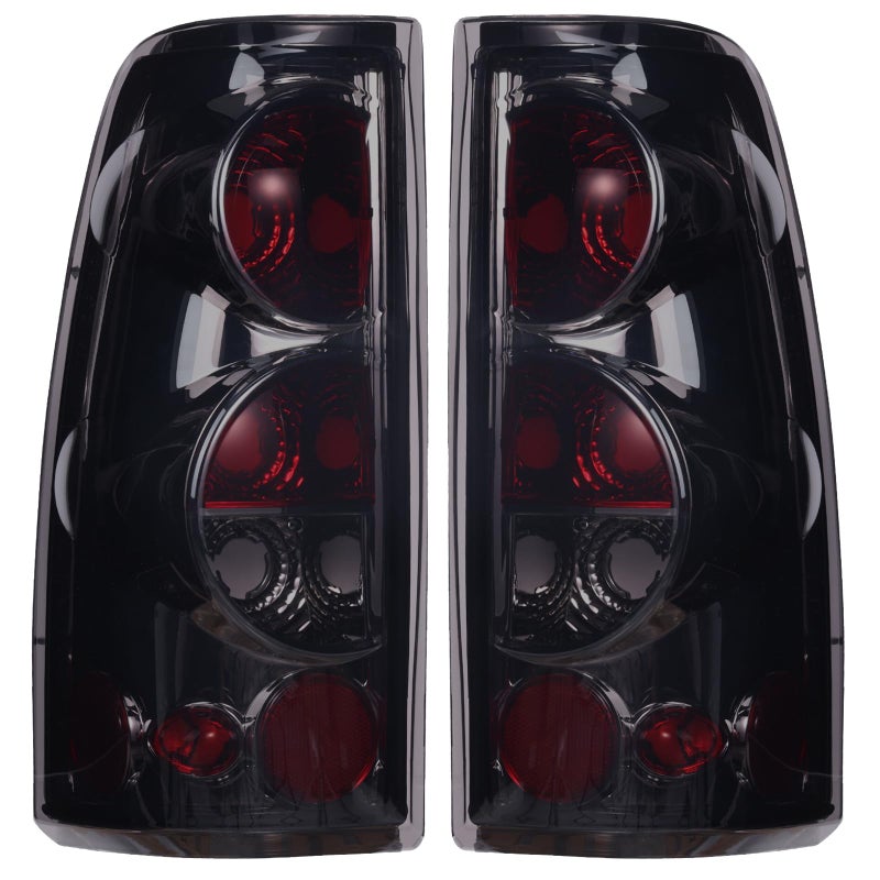 Boine Tail Light Compatible With 1999-2006 Chevy Silverado 1500 2500 3500 GMC Sierra 1500 2500 Driver and Passenger Side Rear Light Brake Lamps(OE Smoke Lens) - Image 1
