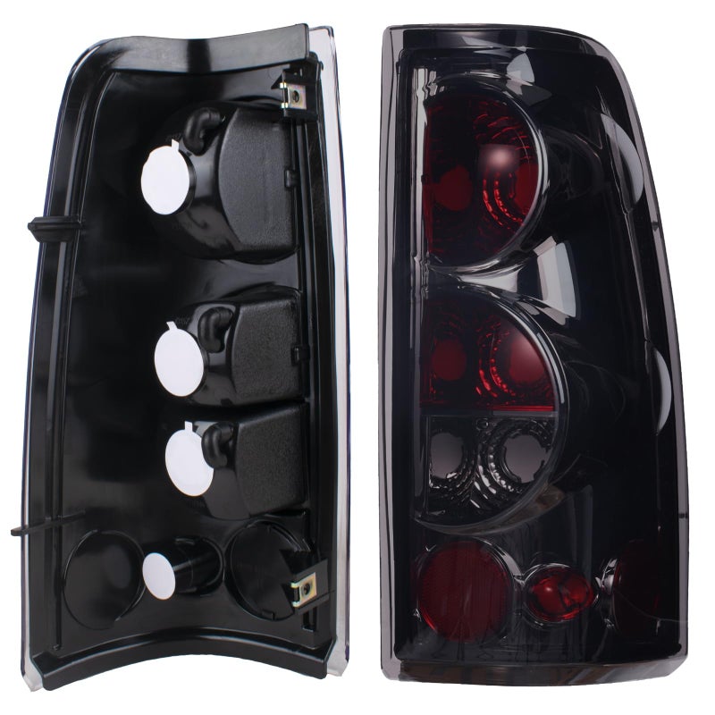 Boine Tail Light Compatible With 1999-2006 Chevy Silverado 1500 2500 3500 GMC Sierra 1500 2500 Driver and Passenger Side Rear Light Brake Lamps(OE Smoke Lens) - Image 3