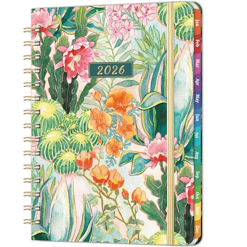 MaaIbok 2026 Planner - Weekly & Monthly Planner 2026 from Jan. 2026 - Dec. 2026 with To-Do List, 6.3'' x 8.4'', Strong Twin-Wire Binding, Inner Pocket, Elastic Closure - Image 1